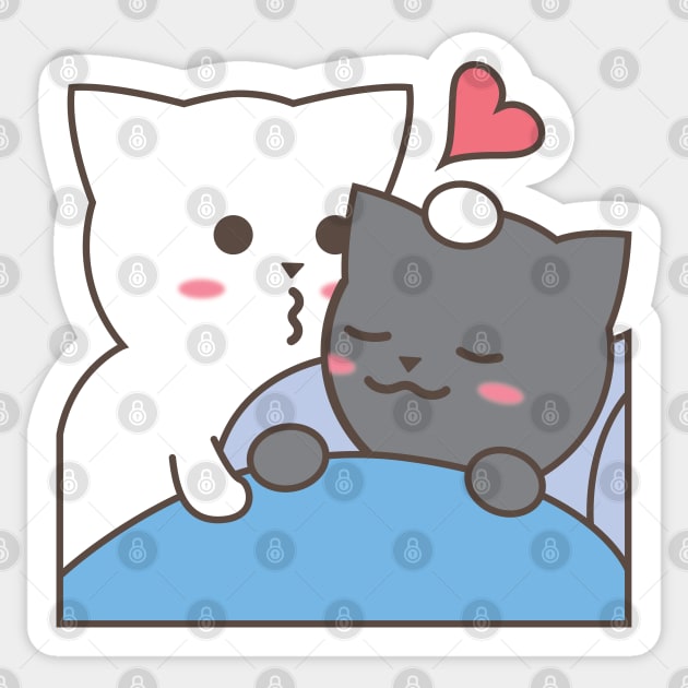 Kittie Kisses Sticker by Rodimus13